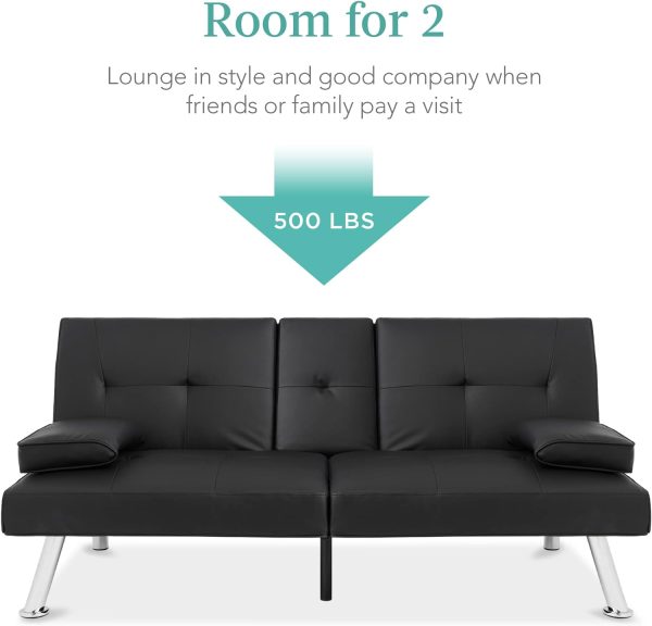Best Choice Products Set of 2 Adjustable Steel Mesh Zero Gravity Lounge Chair Recliners w/Pillows and Cup Holder Trays, Gray - Image 3