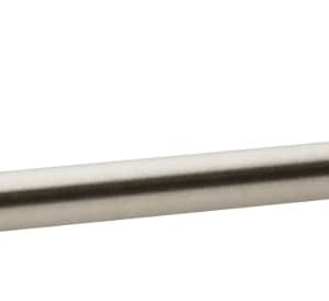 Moen Preston Collection Brushed Nickel 24-Inch Bathroom Single Towel Bar, Wall Mounted Hand or Body Towel Rack, DN8424BN
