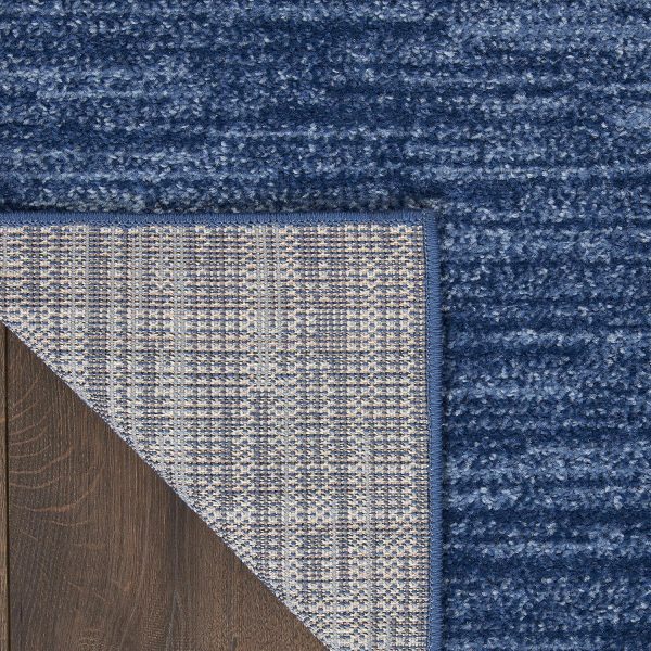 Nourison Essentials Indoor/Outdoor Navy Blue 4' x 6' Area Rug, Easy Cleaning, Non Shedding, Bed Room, Living Room, Dining Room, Backyard, Deck, Patio (4x6) - Image 5
