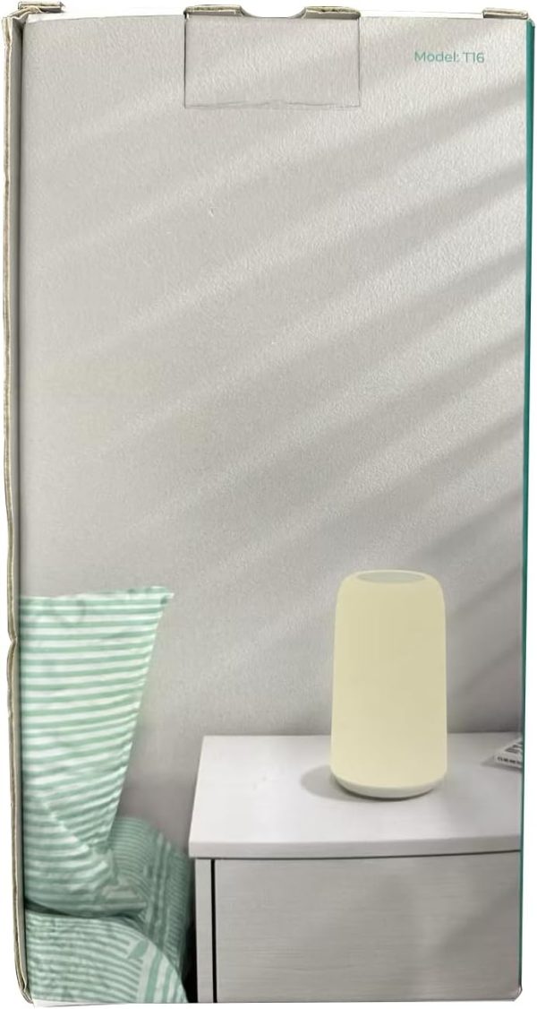Touch Bedside Table Lamp, [Sleek Design & RGB Mode] 3 Way Dimmable Small Lamp for Bedroom, LED Lamp with Warm White Lights, Multi-Color Smart Nightstand Lamp for for Living Room Home Gifts - Image 6