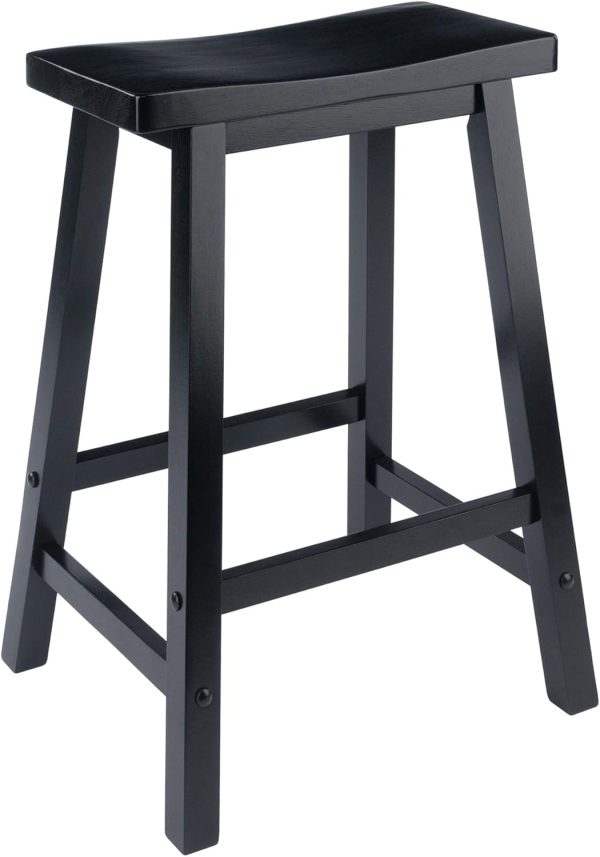 Winsome 20084 Satori Stool, 24", Black