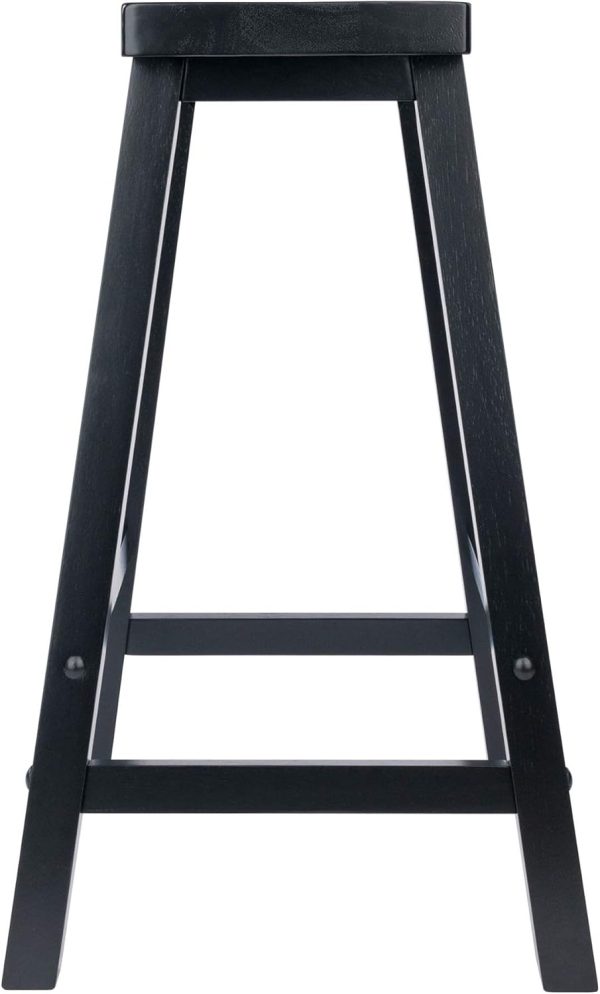 Winsome 20084 Satori Stool, 24", Black - Image 3
