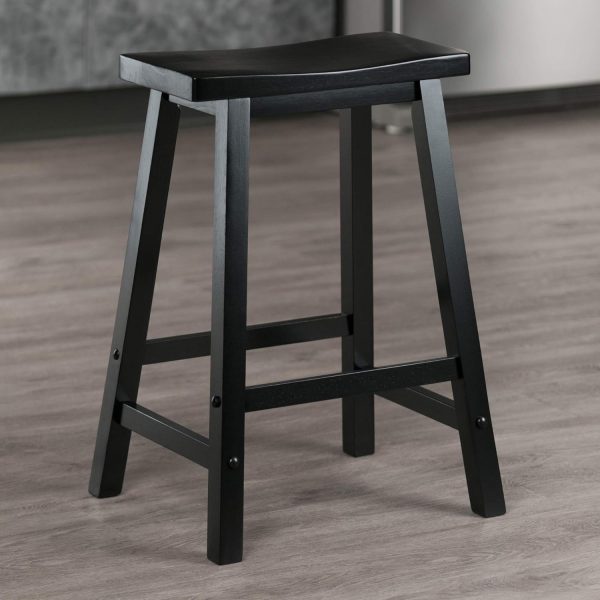 Winsome 20084 Satori Stool, 24", Black - Image 5