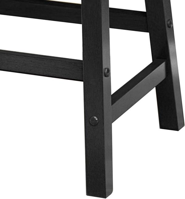Winsome 20084 Satori Stool, 24", Black - Image 6